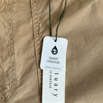 SANCTUARY Switchback Rolled Shorts Size 28 Tan High Rise Cotton Bermuda NWT