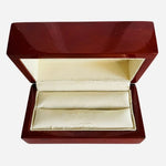 Wood Chest Designer's Jewelry Box ROBERT TALBOTT Ring Holder Ring Case Ring Box