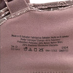 HANES The Lily Fit Mocha Lace Bra 34D Natural Support Comfortable Underwire NWT