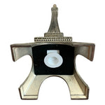Mini Eiffel Tower Figurine 4.75" Silver Metal Paris Tabletop Decor Sculpture