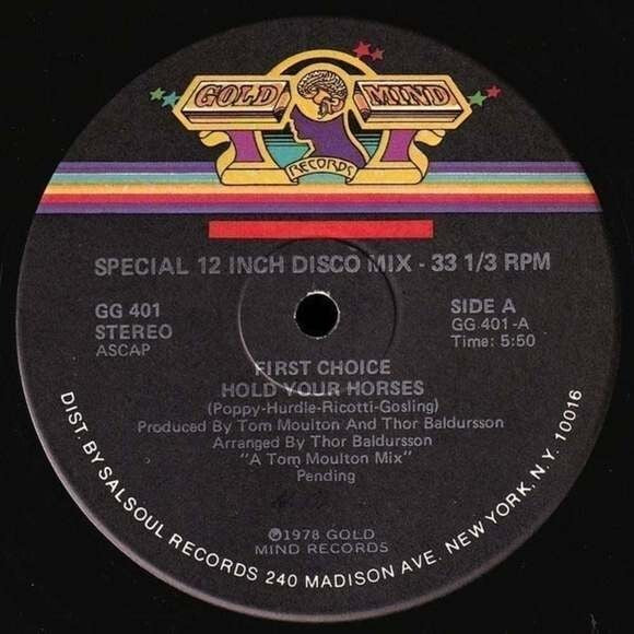 LP First Choice - Hold Your Horses Vinyl Record