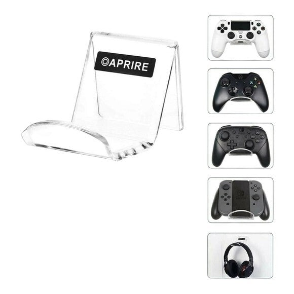 OAPRIRE Universal Controller Stand Holder Clear Acrylic Wall Mount Display NIB
