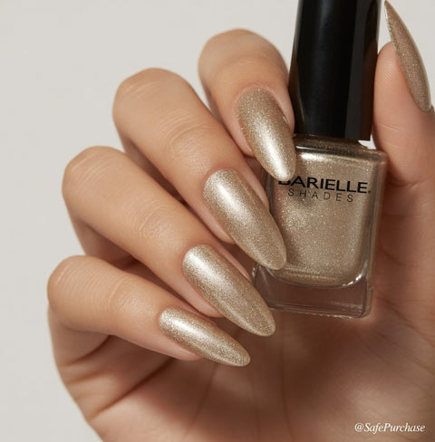 Barielle Nail Polish Brown Sparkles 5132 Nail Color .45oz New