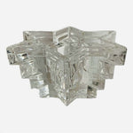 Vintage WMF Crystal Candle Holder Star of David Design 24% Lead Crystal