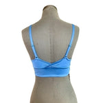Adore Me Kali Contour Sports Bra Blue S Athletic Padded Workout Top NWT