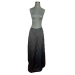LAFAYETTE 148 Silk Maxi Skirt Black Organza Sheer Circle Women's Skirt Size 12