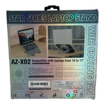 Laptop Stand with Cooling Fan 10-17" Adjustable Foldable Portable ABS NIB