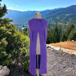 Asofu Home Textile Knitted Maxi Warm Wrap Shoulder Cape Shawl Cardigan OS NWT