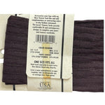 Jaclyn Smith Vintage Brown Textured Trouser Socks Plus Size NWT 1990s Rare