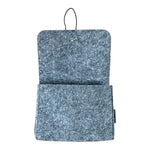 Homiee Wool Felt Laptop Sleeve Briefcase And Document Bag Set Grey 15 Inch NIB