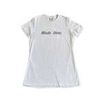 Made Here Cross Country Women's Heather Gray Tee XL Cotton USA Made New