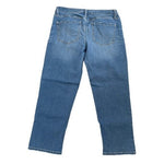 Apt 9 Blue Cotton Capri Jeans Women Size 8 Mid Rise 23" Inseam Stretch VG