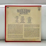LP Miguel Alcazar - Manuel M. Ponce Musica Para Guitarra Vinyl Record