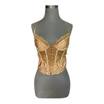 Urban Outfitters Out From Under Modern Love Supernova Corset M Animal Print EXC