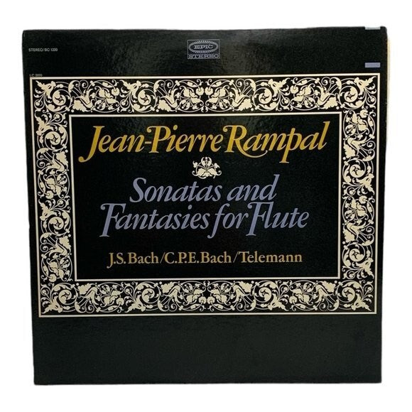 LP Jean-Pierre Rampal - Sonatas And Fantasies For Flute Vinyl Record