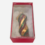 Christmas Ornament Drop Handblown Glass Christmas Ornament Xmas Ornament Art