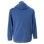 Puma Fusion Men's Blue Hoodie M Cotton Blend Long Sleeve Athletic Sweatshirt EXC