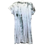 RXB Women's Crystal Embellished Tie Dye Cotton T-Shirt S/M Gray VG