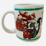 Vintage Teddy Bear Christmas Mug Xmas Coffee Mug Rare Ceramic Kids Cup Christmas