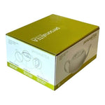 PersonaliTEA Ceramic Teapot White Loose Leaf Infuser 21oz 700ml Steel Basket NIB