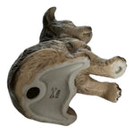 HOMCO German Shepherd Puppy Figurine 8828 Ceramic Dog Statue Vintage 3" Cute Dog