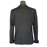 GARFIELD & MARKS Gray Purple Pinstripe Blazer Women’s Alicia Jacket S 8