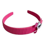 Handmade Pink Funny Girl Skull Headband Hair Band Halloween Accessory NWOT