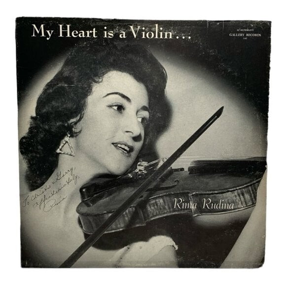 LP Rima Rudina - My Heart Is A Violin ... Vinyl Record