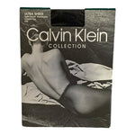 Vintage Calvin Klein Ultra Sheer Lycra Pantyhose Almost Black Size A Control Top