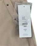 Hillard Hanson Women's Cropped Straight Leg Capri Pants 10 Tan Stretch NWT