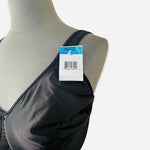 Bali Passion Black Firm Control Bodysuit 36DDD Cooling Mesh Underwire NWT