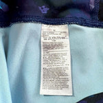 Old Navy Go-Dry Sport Capri Leggings Blue Purple Compression Size M 19.5" VG