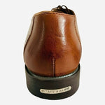 Stacy Adams Brown Leather Oxford Split Cap Toe Lace Up Dress Shoes Men Size 12