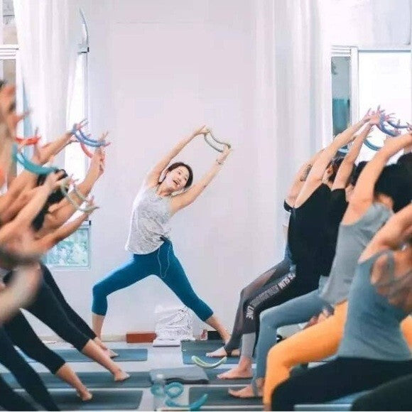 Sunsign Pilates Ring Yoga Circle Resistance Training Home Gym Fitness Unisex NIP