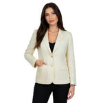 Banana Republic Yellow Linen Cotton Women's Dress Jacket Blazer 6 Excellent