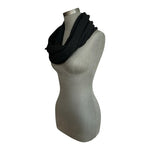TART Collection Black Cable Knit Infinity Scarf Unisex Neck Warmer NWT
