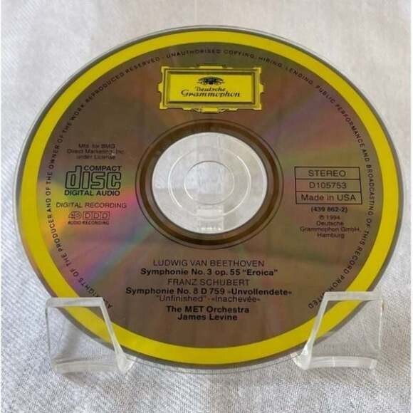 CD James Levine - Beethoven/Schubert: Symphonien NR.3&8