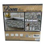 Art3d Self Adhesive Wall Tiles 10 Sheets 12x12 Grey Marble Vinyl Backsplash NIB