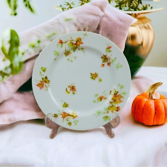Vintage HAVILAND LIMOGES France Autumn Leaf Dinner Plate 9.75" Porcelain NWOT