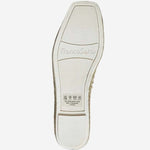 Franco Sarto Kenna Gold Crinkle Leather Espadrilles Slip On Loafers Size 5.5 NIB