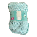 NWT Hilaza La Abuela No.6 Cotton Yarn Knitting Yarn Turquoise Swirl String Yarn