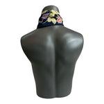 Echo Navy Blue Floral Silk Scarf 34x34 Square Multicolor 100% Silk Shawl VG
