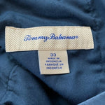 Tommy Bahama Sail Men's Dark Blue Cotton Shorts Size 33 Regular Fit Good+
