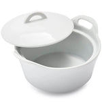 Mini Pot with Lid Sur La Table Porcelain COCOTTE White Mini BAKER Ceramic POT VG