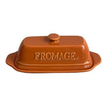 Gourmet Du Village Orange Cheese Baker Ceramic Casserole Dish 9.5"x3.5" NIB