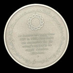Franklin Mint History of Colonial America Pewter Medal John Smith VG