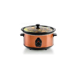 OVENTE 3.5L Copper Slow Cooker Crockpot SLO35ACO Ceramic Pot Glass Lid New