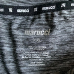 Marucci Grey Polyester Spandex Athletic Training Hoodie Sweatshirt Men's Sz XXL