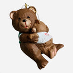 Vintage 1997 Hallmark I Love Grandma Ornament Teddy Bear Figurine Christmas Deco