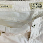 Lucky Brand Lolita White Cotton Denim Straight Fit Capri Jeans Womens Sz 8/29 VG